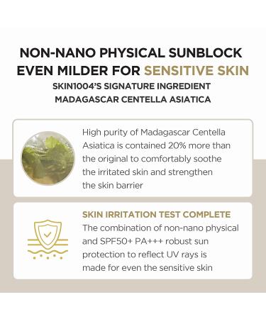 SKIN1004 Madagascar Centella Air-Fit Suncream SPF 50+ PA++++ - 1.69 oz | Best for Sensitive Skin - Buy Online on GoSupps.com