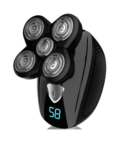 Head Shavers for Bald Men Rotary Waterproof Cordless Bald Electric Shavers Dry Wet Shaving for Men