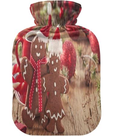 Shop KCL Deci 2L Gingerbread Man Hot Water Bottle - Perfect for Christmas Pain Relief & Cold Therapy - Buy Online on GoSupps.com