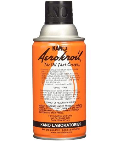Kano Aerokroil Penetrating Oil, 10 oz. aerosol, Pack of 3 (AEROKROIL-3)