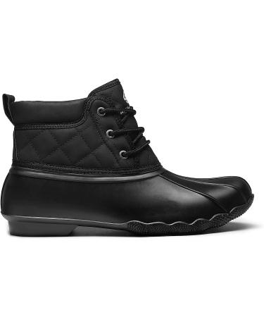 DREAM PAIRS Women's Waterproof Duck Rain Snow Boots - Lace Up Winter Boots (Size 10, Black) - Buy Online on GoSupps.com