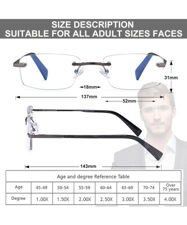 LITIMA Reading Glasses for Men A 3.0 x - Buy Online on GoSupps.com