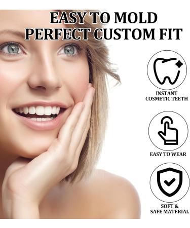 4 PCs Adjustable Dentures for Plug-in False Teeth | Full Dental Prosthesis & Snap Lock Veneers - Buy Online on GoSupps.com