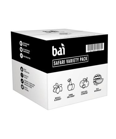 Bai Flavors Variety Pack  Antioxidant Infused Water Beverage  with Vitamin C and No Artificial Sweeteners  18 fl oz bottles  12 pack - Buy Online on GoSupps.com