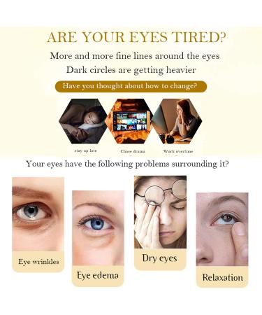 Xnuoyo 24k Gold Eye Pads - Anti-Aging Hydrating Under Eye Patches with Hyaluronic Acid - 60 Pieces for Dark Circles & Swelling - Buy Online on GoSupps.com