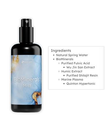 BioLight BioMinerals Mist | Anti-Aging Facial Spray | Colloidal Platinum Magnesium Chloride Betaine Silica Hydrating Rejuvenating For All Skin Types - Buy Online on GoSupps.com