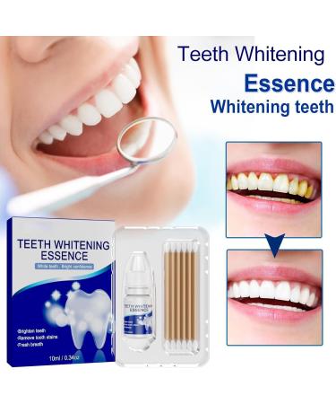 3-Piece Dental Care Set | Toothcare Fresh Breath & Stain Removal with 30 Cotton Swabs | Deep Cleaning Solution - 10 ml - Buy Online on GoSupps.com