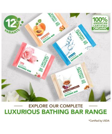 Luxurious Jasmine Bathing Bar - 100% Organic Sulphate & Paraben-Free | Gentle Cleansing Soap for Relaxing Showers | 125gm - Buy Online on GoSupps.com