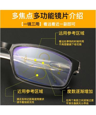 Buy Iynwbjts Progressive Multifocus Reading Glasses 2823 Anti-Blue Light Remote & Close Zoom Size 2.50 Tan Color | International Shipping Available - Buy Online on GoSupps.com