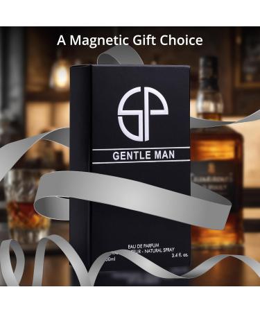 Gentleman Eau De Parum for Men Top Notes of Pink Pepper Italian Lemon Orange Neroli & Lavender Base Notes of Patchouli & Cedarwood Floral Sweet & Refreshing Scent 100ml Bottle with Suede pouch - Buy Online on GoSupps.com