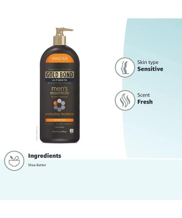 Gold Bond Ultimate Men's Hydrating Lotion 21 oz - Everyday Moisture for Dry Skin - Buy Online on GoSupps.com