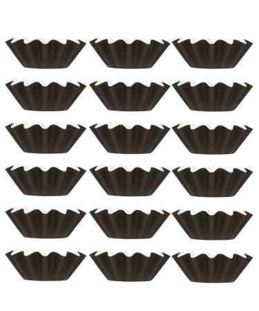 HOMSFOU 50pcs Wax Melt Liners Leak Proof Candle Warmer Insert for Scented Wax Electric Wax Warmer Burner Black
