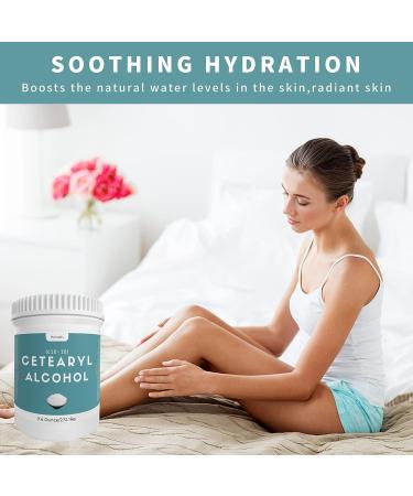 Premium 9.6 oz Cetearyl Alcohol Granules for Lotions & Conditioners - Emollient Formula for Creams, Scrubs & More - Buy Online on GoSupps.com