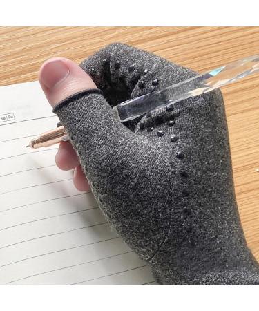 Buy Cotton Compression Arthritis Gloves | Breathable Nonslip Fingerless Support for Carpal Tunnel Relief - Buy Online on GoSupps.com