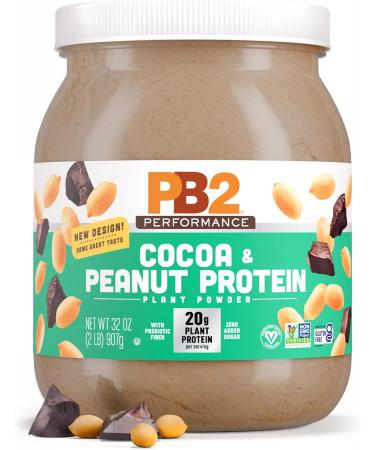 PB2 Performance Peanut Protein Powder with Dutch Cocoa - 2 Lbs