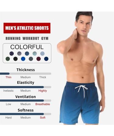 Men's 2-in-1 Quick-Drying Spring Swimming Trunks with Compression Mesh - Adjustable Beach Shorts for Surf & Leisure - Buy Online on GoSupps.com