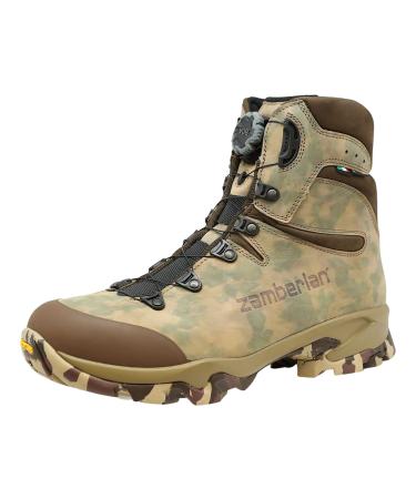 Zamberlan 4014 Lynx Mid GTX RR BOA Hunting Boots Nubuck Leather Men's Camouflage 10.5