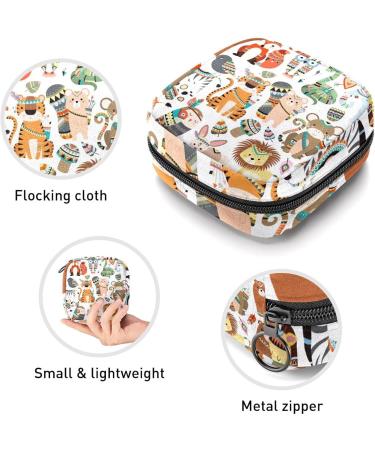 Buy Women's Bonds Storage Pockets Stillpad Halter Jungle Tribal Animal Portable Period Kit Bag - Stylish & Functional Feminine Product Bag - Buy Online on GoSupps.com