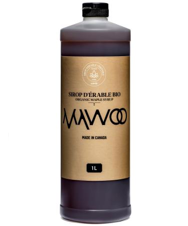 Organic maple syrup 1L - Grade A Amber Rich Taste - Single Origin from the Erabli re des Aigles in Canada - Maple Syrup Sirop d' rable
