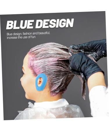 DRESSOOS 2 Pairs Hair Dye Ear Caps Hair Coloring Ear Cover Ear Covers for Hair Dryer Ear Caps for Styling Shower Ear Cap Hairdressing Ear Caps Water Love Slippers Men and Women 7.5x5cm Blue - Buy Online on GoSupps.com