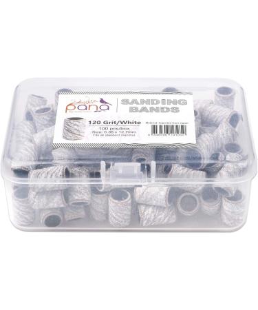Buy PANA 100 Pcs Nail Sanding Bands - Professional 120 Grit Zebra Bits for Acrylic Nails | Fast Worldwide Shipping - Buy Online on GoSupps.com