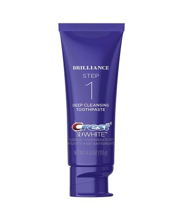 Crest 3D White Brilliance 2 Step Kit - Deep Clean Toothpaste + Whitening Gel - Buy Online on GoSupps.com