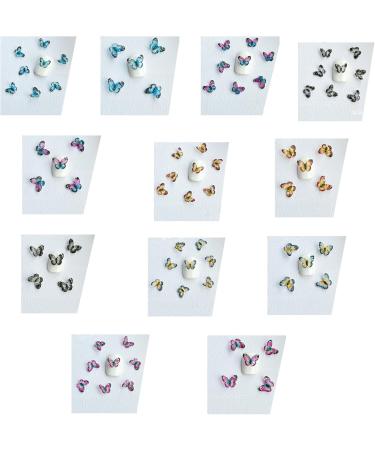 Butterfly Rhinestones Resin Stones Flat Back Rhinestones Diamonds For Supplies Jewelry Blue Big - Buy Online on GoSupps.com