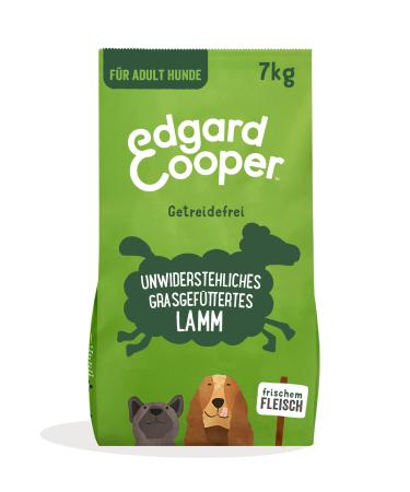 Edgard & Cooper Dog food dry grain-free hypoallergenic dog food dog adult adult natural 7kg lamb with lots of fresh meat tasty and balanced food mono protein lamb 7 kg (1 Pack)