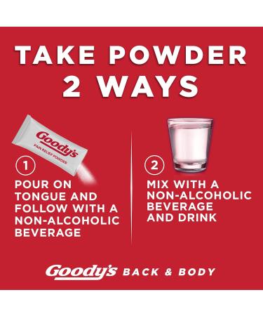 Goody's Back and Body Pain Relief Powder 24 ct (Pack of 4) Orange 24 Count (Pack of 4) - Buy Online on GoSupps.com