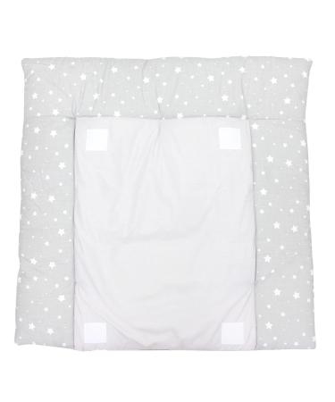 Tuptam Changing Pad with 2 Terry Trains - Stars Gray 75x85 cm | International Shipping Available - Buy Online on GoSupps.com