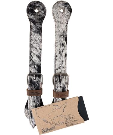 Durable Western Leather Works Single Spur Straps - Handmade Full Grain Leather Cowboy Equipment for Rodeo Outfits - Vintage Style - Buy Online on GoSupps.com