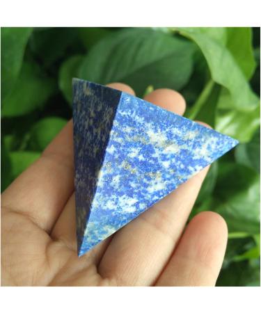 Lapislazuli Tetrahedron Pyramid Stone Stones Crystals Wicca Cristal Naturelle Stone Crystal Reiki - Buy Online on GoSupps.com