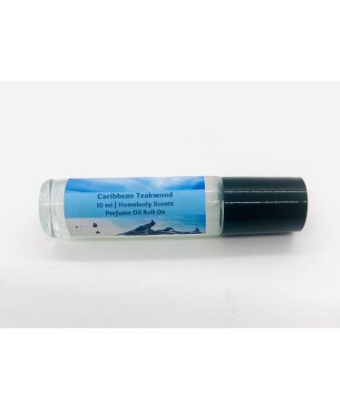 Caribbean Teakwood 10 ml Perfume Roll On Musk Perfume Woodsy Perfume Teakwood Perfume Cruelty Free Travel Size Perfume by Homebody Scents - Buy Online on GoSupps.com