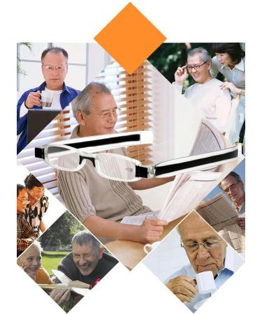 VUCDXOP 6 Set Folding Pocket Reading Glasses | Ultralight 360 Rotating Tube Pen Clip | Perfect for Men & Women | High-Quality Vision Aid - Buy Online on GoSupps.com