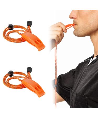 2 pieces of emergency pipe safety pipe signal pipe according to up to 4000 Hz with an adjustable reflective rehabilitation band for kayaking boating swimming survival in the water