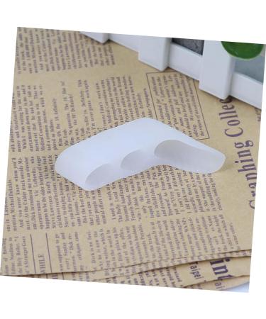 Healvian Stretcher 5 Pair Silicone Toe Spacer Toe Separators Toe Separators for Bunions Orthotics Gasket Divider Men and Women Thumb White Toe Spreaders Splitter - Buy Online on GoSupps.com