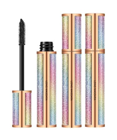 G n rique Volume Extension Mascara tanche Mascara Waterproof et Anti-Taches Mascara paississant et Allongeant Noir 4D Imperm able Lash Mascaras for Longer Thicker Tient Toute La Journ e A 1 ml (Lot de 1)