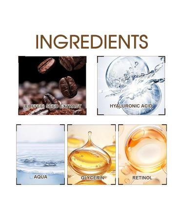 Buy Sadoer Hydrating Retinol Caffeine Anti-Wrinkle Cream & Eye Cream for Dark Circles - 5PC Set - Best International Shipping - Buy Online on GoSupps.com