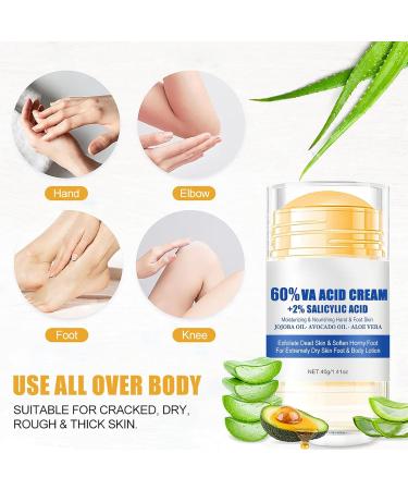 2 x moisturizing and anticracking foot cream 40 g longlasting moisturizing cream provides your feet with moisture makes them supple cares for dry and cracked skin with aloe verer - Buy Online on GoSupps.com
