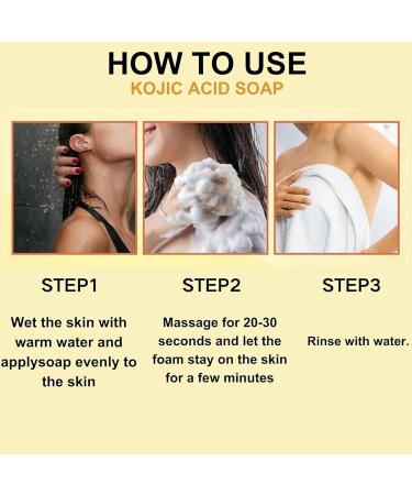 Kojic Acid Soap Papaya Soap Mens Soap Bar Olive Oil Soap Natural Soap Olive Oil Soap Bar for Face And Body natural soap for Fades Age Spots Freckles Reduce Acne Dark Spot Remover for Face - Buy Online on GoSupps.com