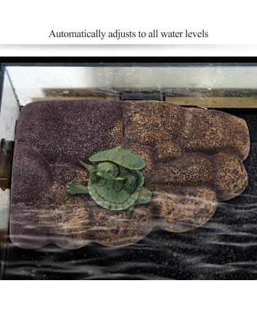 Buy Zerodis Synthetic Resin Turtle Floating Island & Sun Ramp - Aquarium Habitat Decoration for Turtles & Half-Watering Animals (NS-78) - Buy Online on GoSupps.com