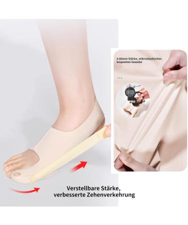 Hallux Valgus Corrector & Bandage - Pain Relief Hammer Toe Separator & Protective Socks for Comfortable Wear with Shoes - Buy Online on GoSupps.com