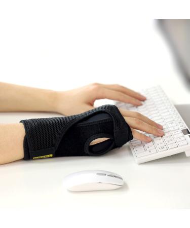 Wrist Brace Yosoo Night Sleep Adjustable Neoprene 1 Pair Wrist Splint Hand Brace for Wrist Carpal Tunnel Syndrome Support Arthritis Sprains and Bursitis Black Wrist Support - Buy Online on GoSupps.com