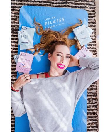 Online Pilates Mat Deck with 42 All-Levels Fitness Flash Cards | Home Gym Exercise Set with Video Tutorials for No-Equipment Workouts - Buy Online on GoSupps.com