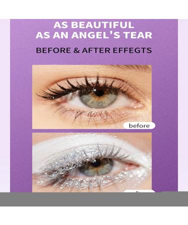 Glitter Mascara for Eyelashes Lengthening Makeup Shiny and Curling Mascara Smudge-Proof Formula Long-Lasting Hold 8g For Women Wedding Travel Evening - Buy Online on GoSupps.com
