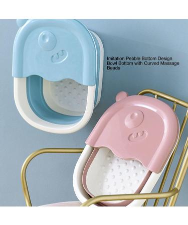 Jeanoko 1pcs Bassin de Bain Pied Pliable pour Les Pieds de Trempage Baignoire de Trempage Pliable avec des Points D'acup Concerts et Poign es de Massage Spa Pied Portable Bleu - Buy Online on GoSupps.com