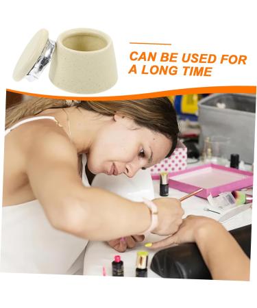 FOYTOKI Japanese Manicure Brush Cup Nail Dish Cups Nail Dish with Lids Dappen Dish Manicure Nail Dish Cup Nail Dappen Cup Nail Brush Dappen Cup Acrylic Nail Tools Nail Liquid Holder - Buy Online on GoSupps.com