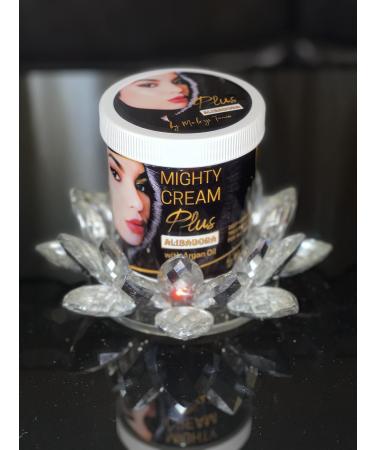 Crema de tratamiento para el cabello Mighty Cream PLUS ALISADORA Blanco 16 Ounce