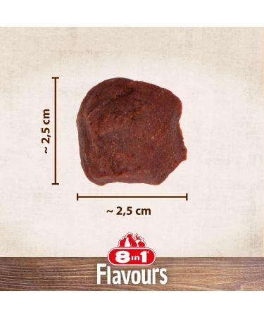 8in1 Flavours Skewer Bites - High-Protein Dog Treats with Chicken Duck & Liver | 100g Bag - International Shipping Available - Buy Online on GoSupps.com