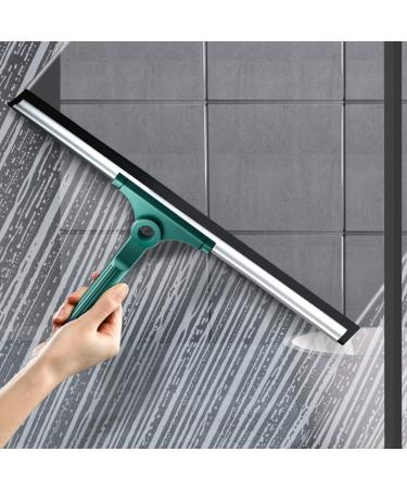 Rubber Floor Squeegee for Shower Glass Doors/Windshield/Window Floor Scraping Sweeper for Bathroom/Kitchen/Tile Cleaning (Size : 40cm/15.75 in Wide) ()